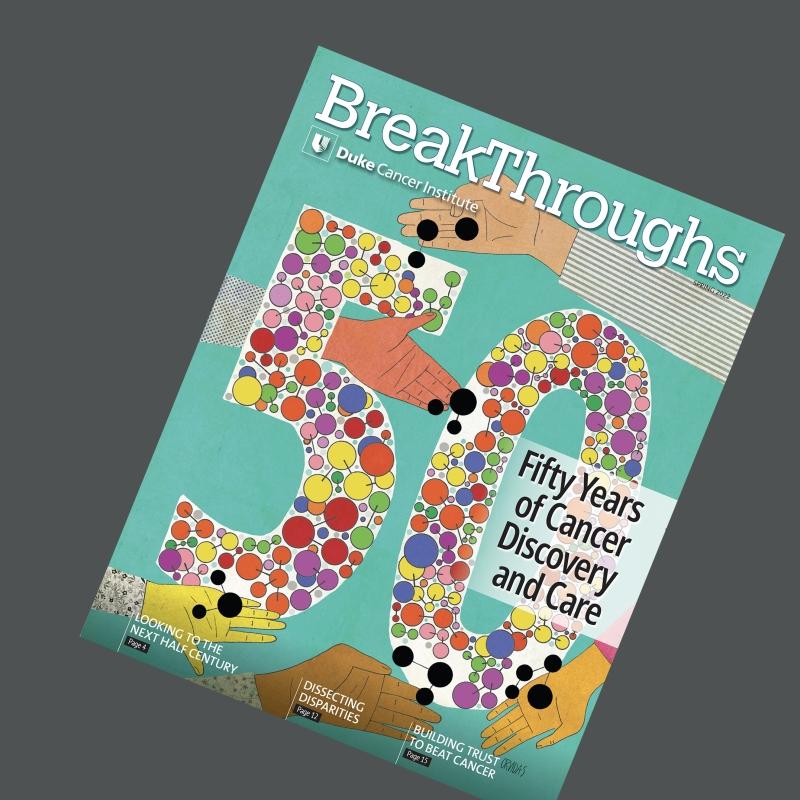 The front page of "BreakThroughs Magazine"