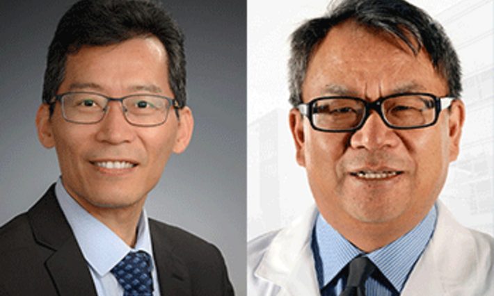 Dr. Hui-Kuan "Kevin" Lin (left), Dr. Hong-yu Li (right)