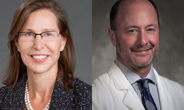 Headshots of Dr. Thomas and Dr. Armstrong