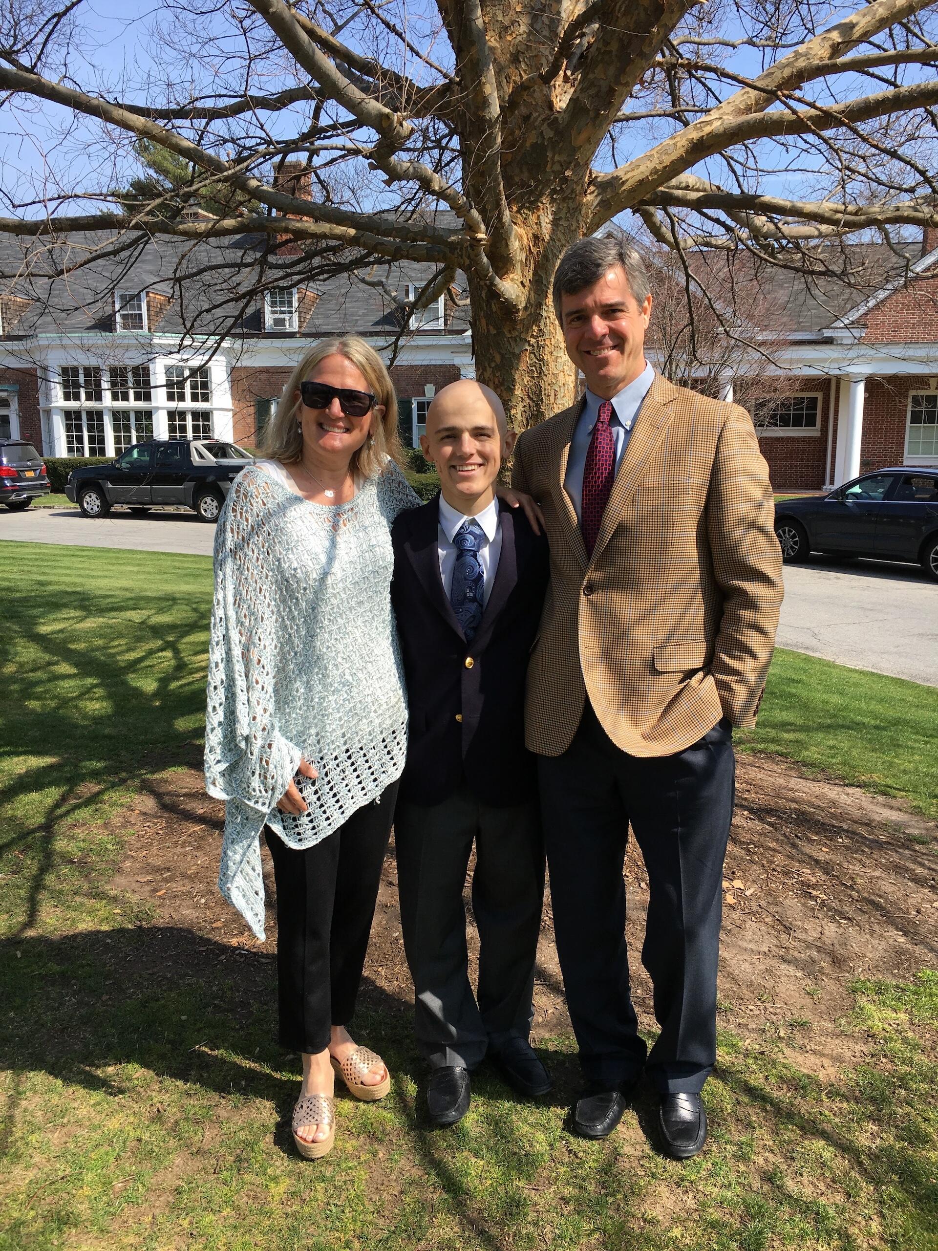 Bobby Menges with parents LIz and Peter