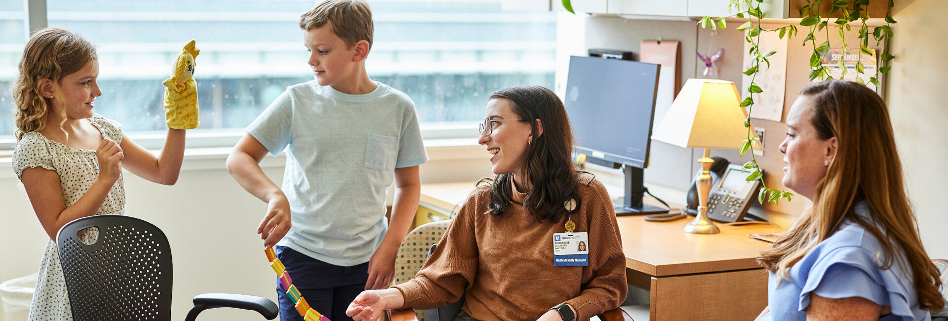 Medical Family Therapy Session with the McFadden Family