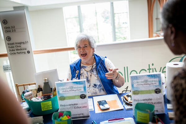 Linda Simpson at a Survivorship Month event
