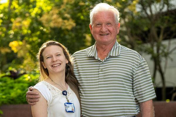 Dave Warthen’s therapeutic bond with Kelly Young, PA-C, helped him defeat his 50 year smoking habit.