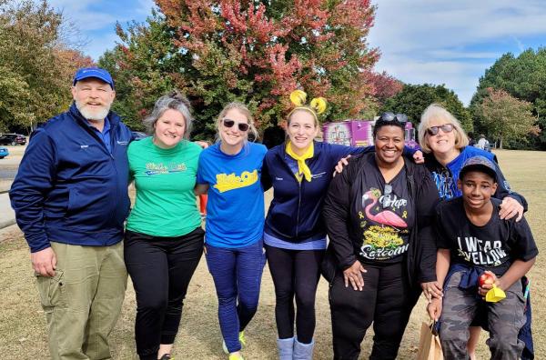 Sharon Alston and staff at the DCI Strike Out Sarcoma Event