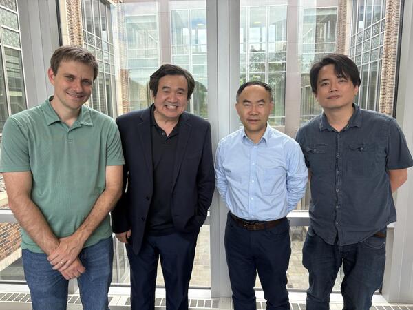 Duke University School of Medicine study authors Alex Mestre; Jen-Tsan Ashley Chi, PhD; Pei Zhou, PhD; and Chao-Chieh Lin, identify enzyme with a double life.