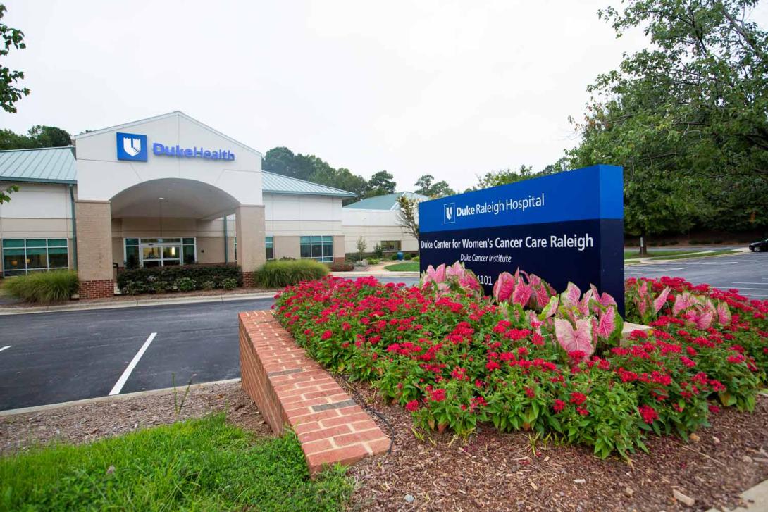 Duke Women's Cancer Center Raleigh Main Entrance