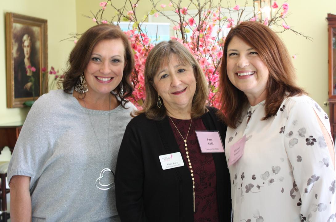 Katrina Cooke poses with Pam Kohl and Rhonda Howell