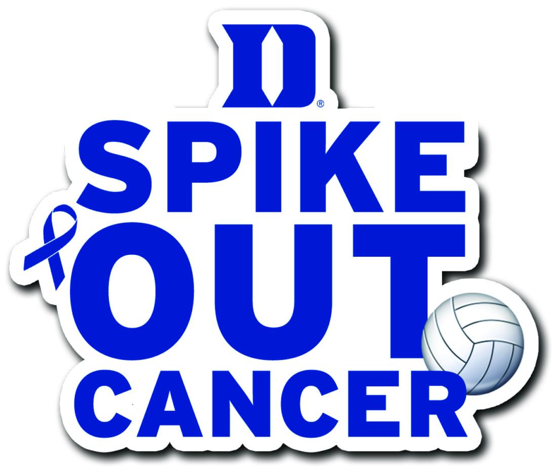 logo for Duke Spike Out Cancer