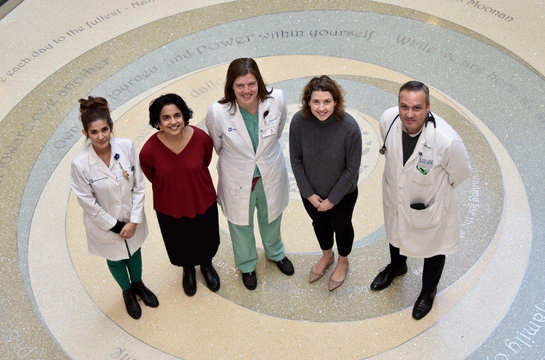 Duke Cancer Center Melanoma Team Meenal Kheterpal, MD, Smita Nair, PhD, Georgia Beasley, MD, April Salama, MD, Brent Hanks, MD, PhD.