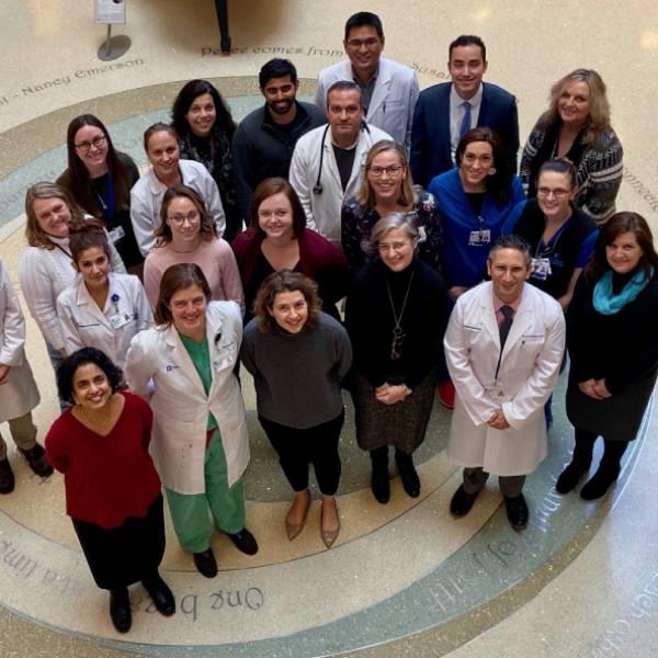 Members of Duke's Melanoma Disease Group led by April Salama, MD